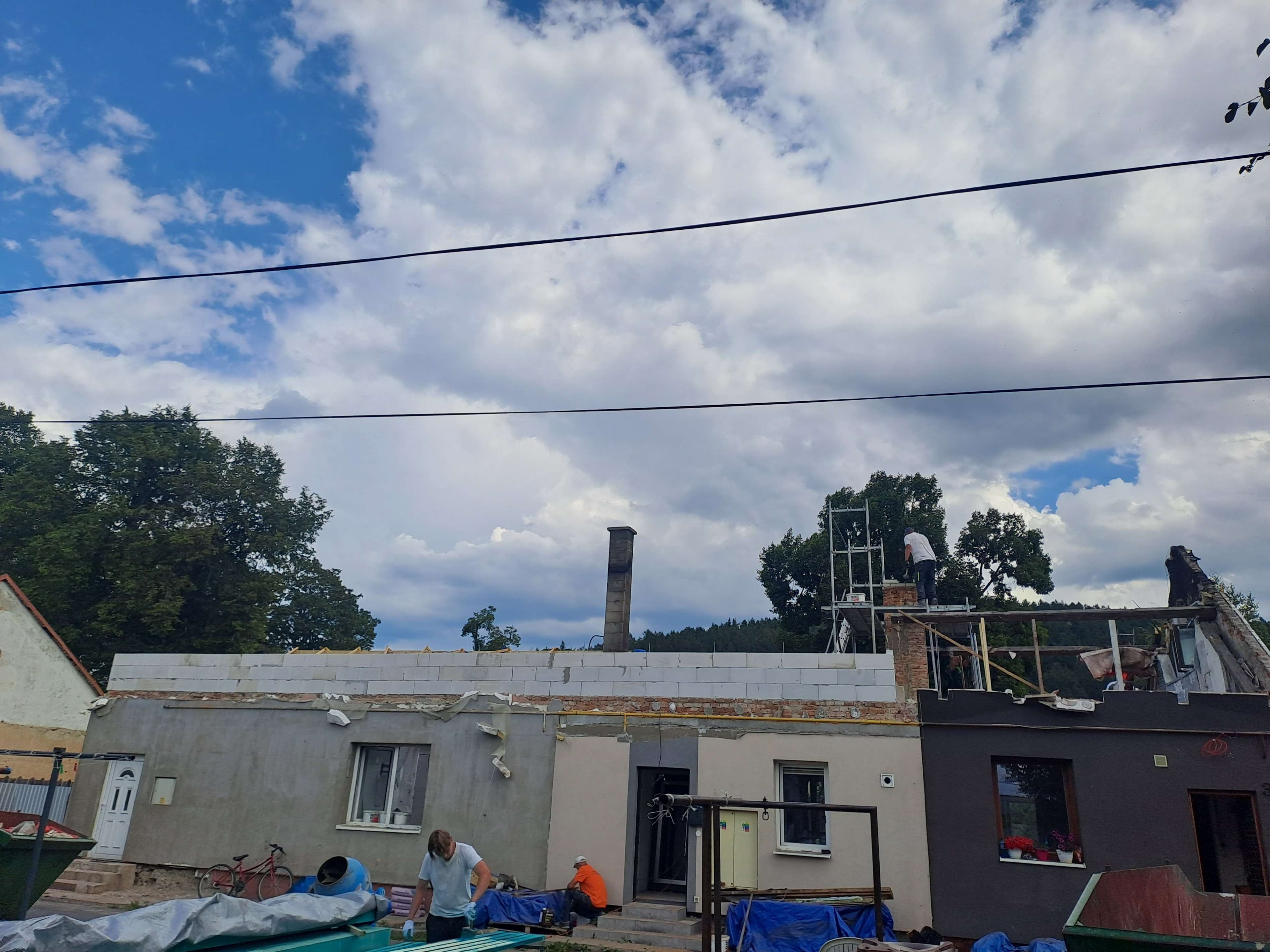 Renovácia domu po požiari